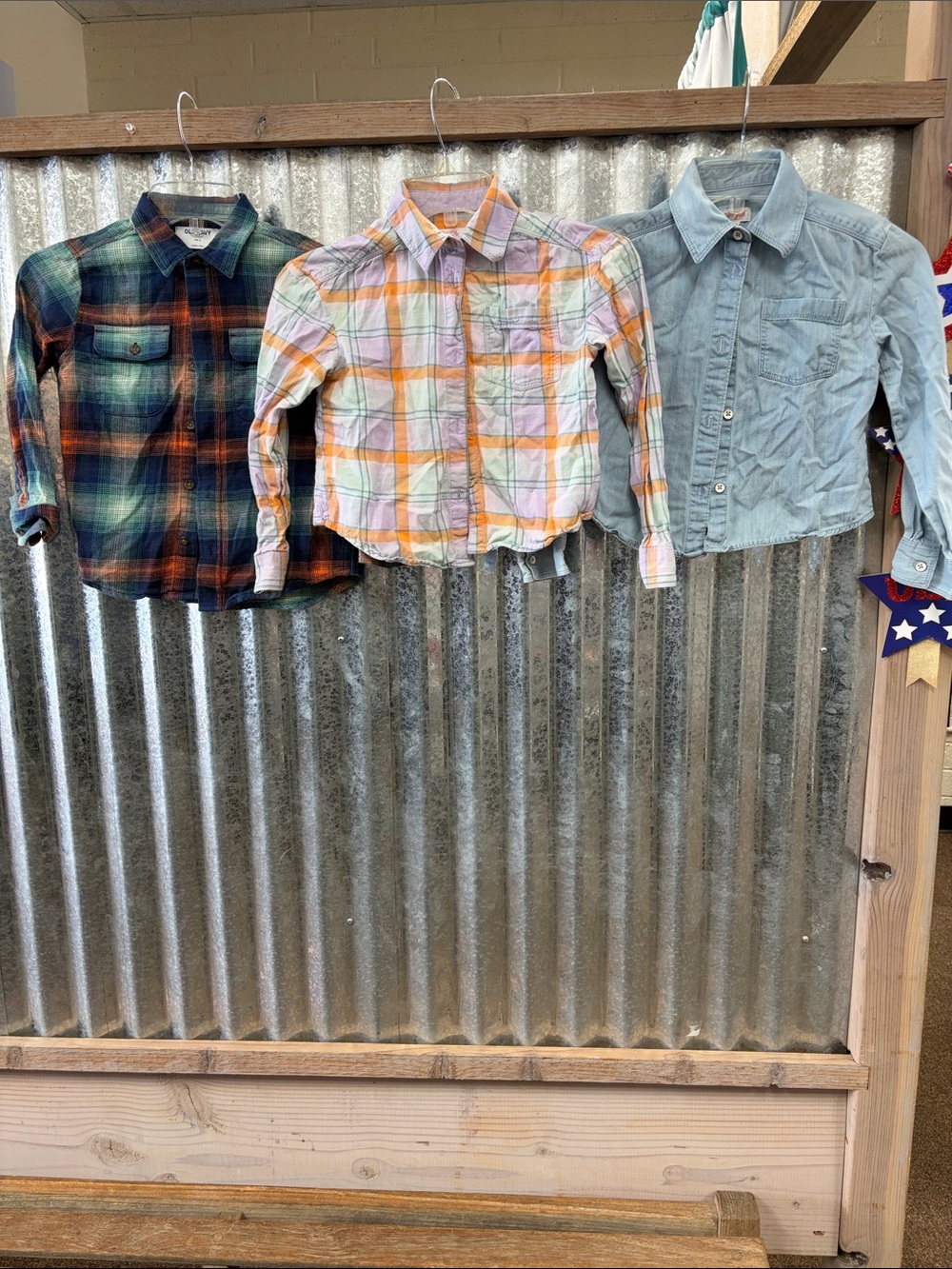 Girls Button-Up Shirts